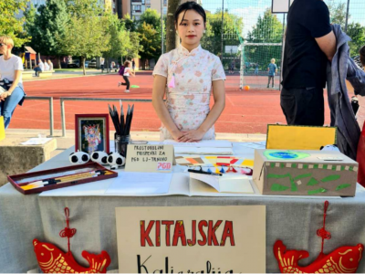 The Confucius Classroom in Ljubljana participated in the "European Language and Culture Festival" held by Tarnovo School and raised funds for Slovenia's post-disaster reconstruction